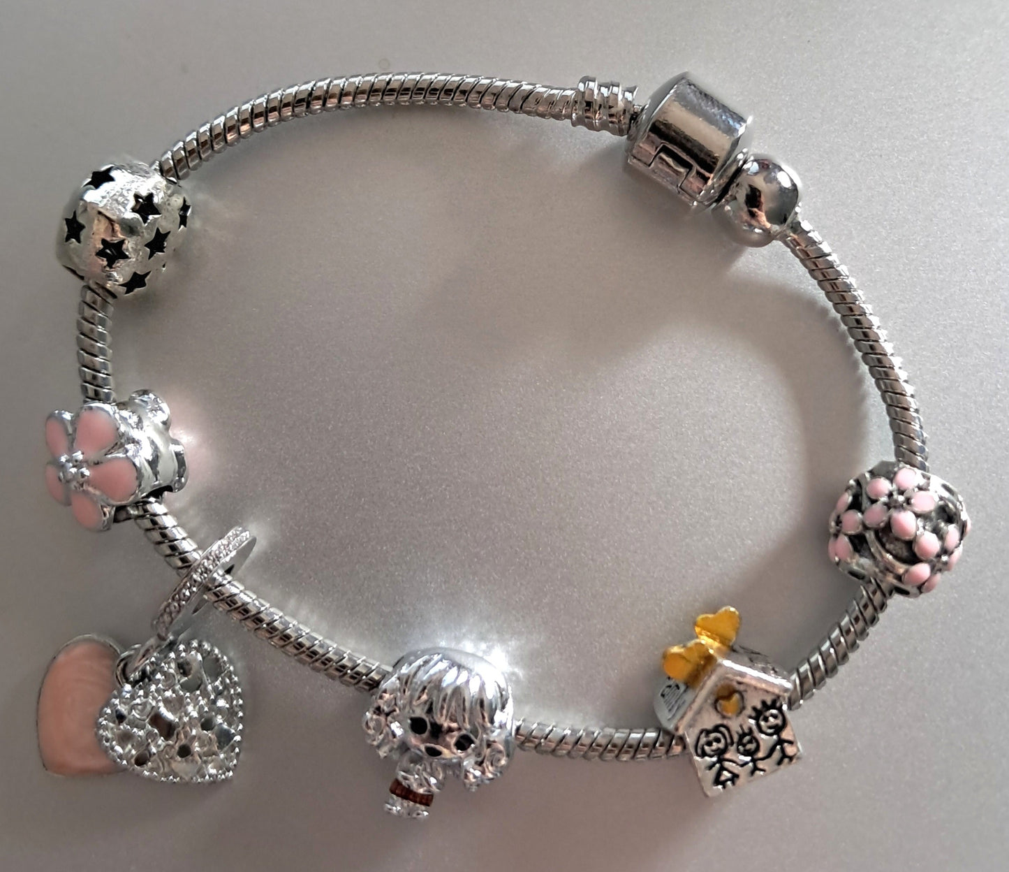 New Baby Charm Bracelet Queen of Diamonds