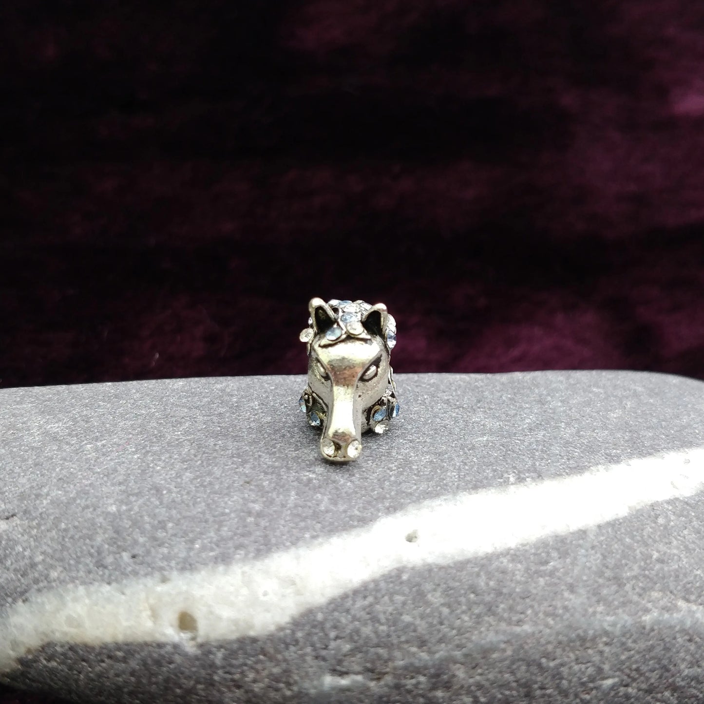 Horse Head Charm Queen of Diamonds