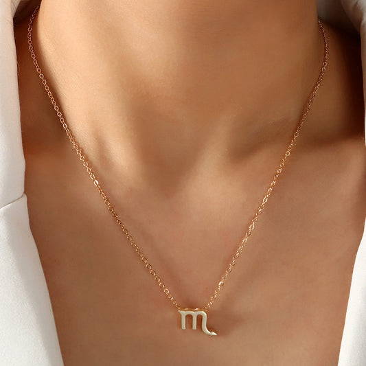 Zodiac Symbol Necklace Queen of Diamonds
